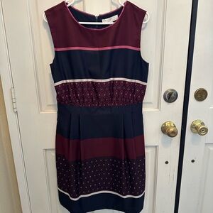 Colorblock Sleeveless Dress